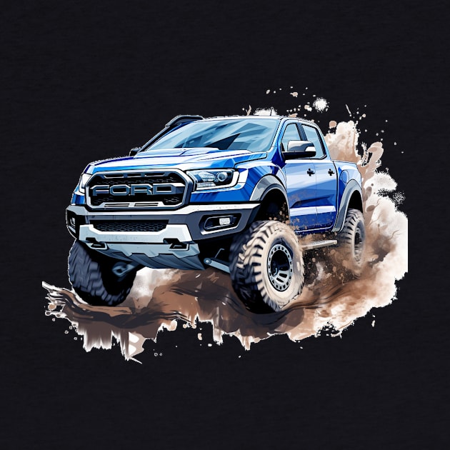 Ranger Raptor Off-road Blue by SynchroDesign